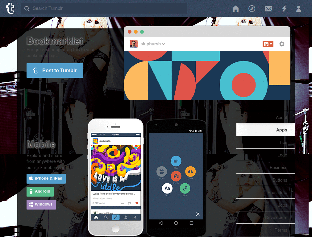 Tumblr dashboard theme - Taylor Momsen