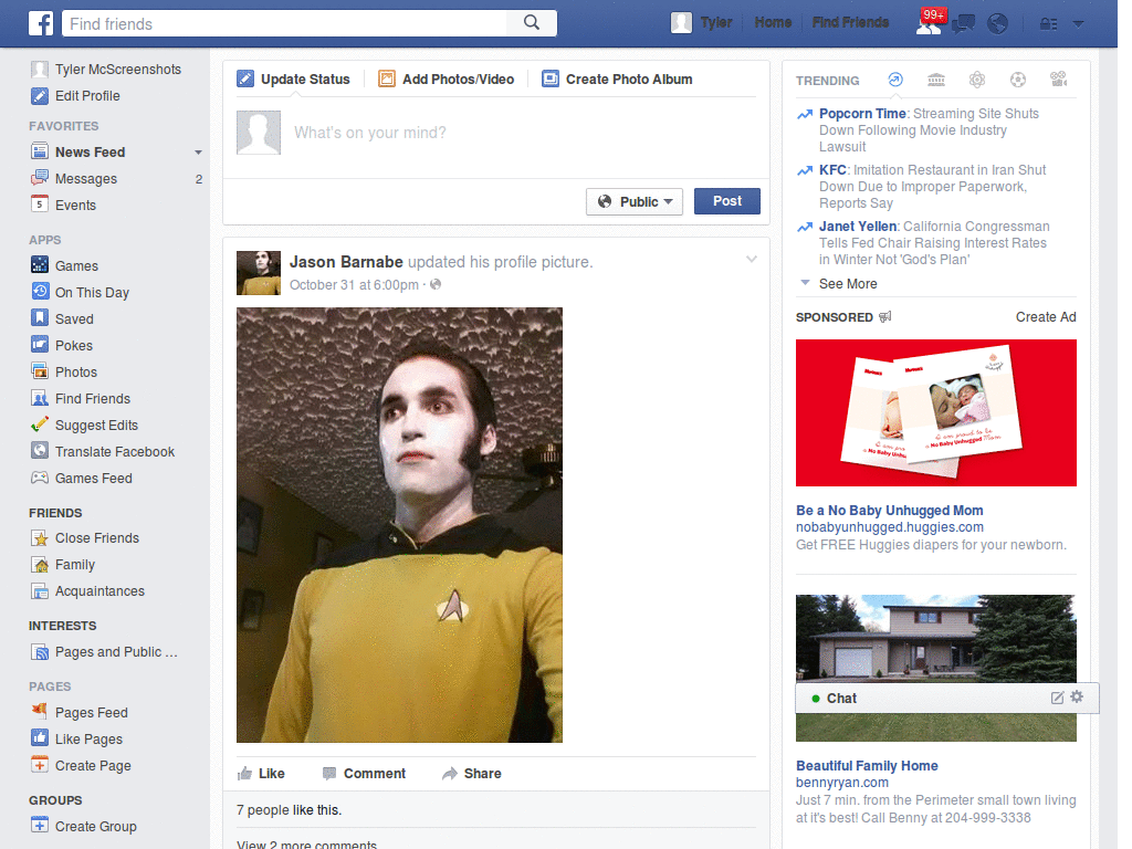 Black Grunge Facebook