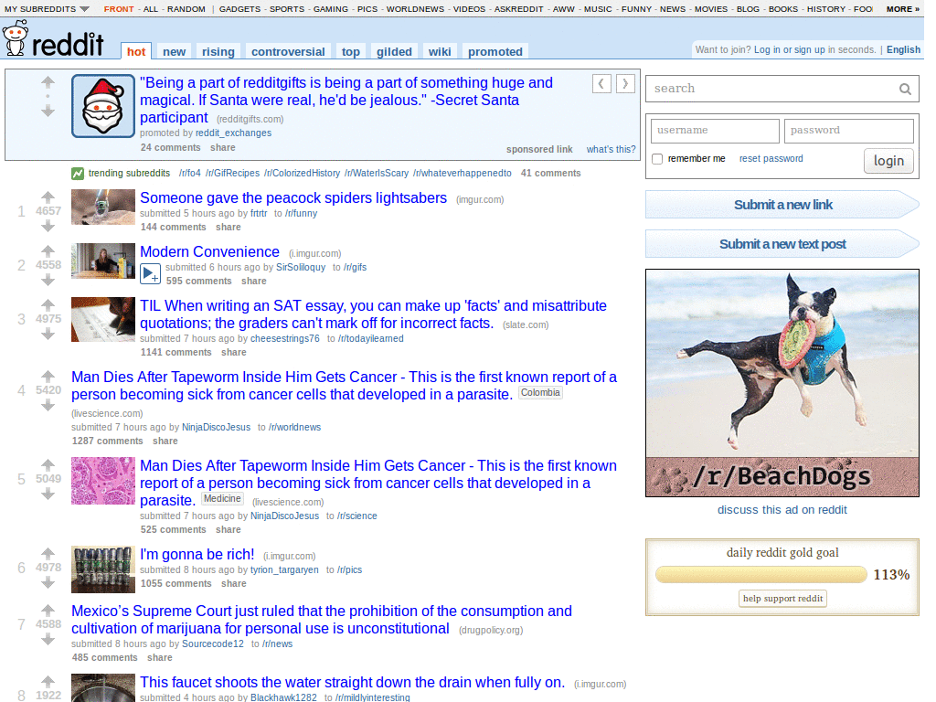Float Reddit Header