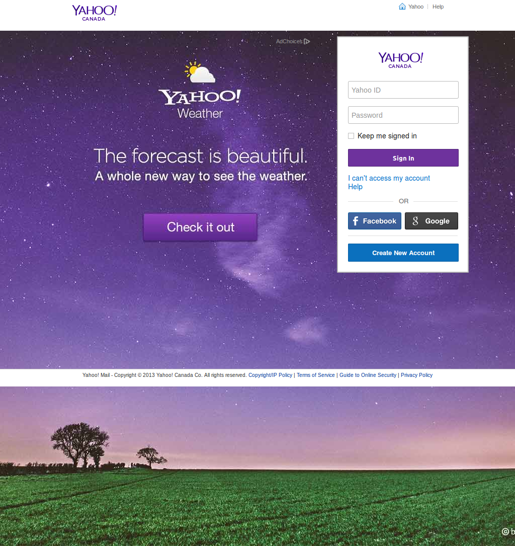 Yahoo Mail: Hide Application Left Sidebar (Aug 10)