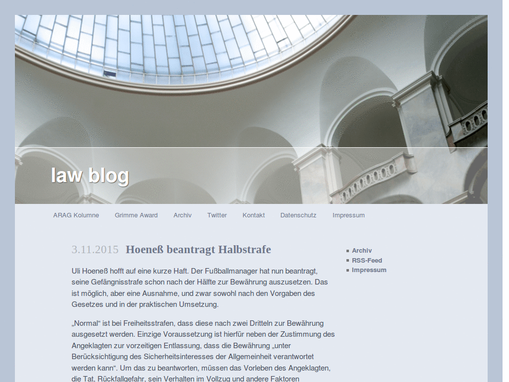 lawblog cleanup
