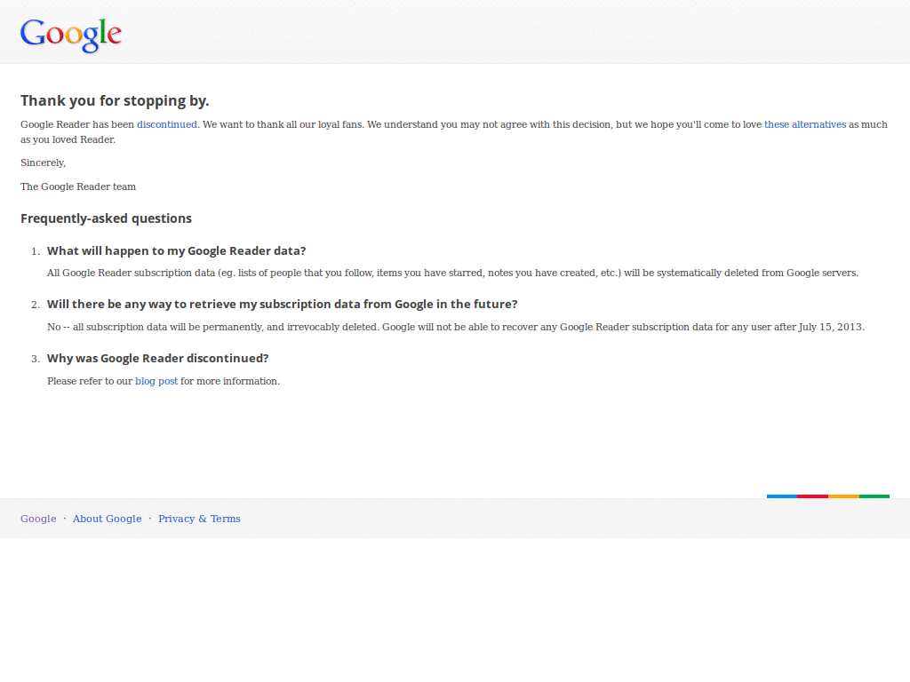 Google Reader - "My Tweaks" w/o highlights