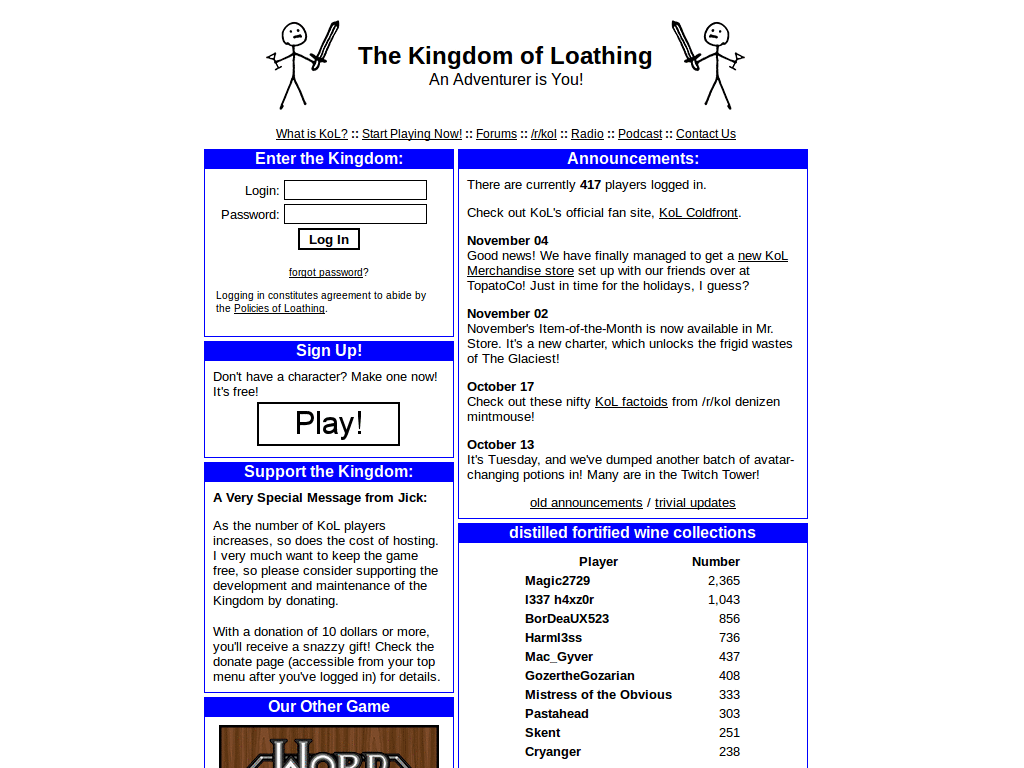 KoL – Hide "Enter the Market"