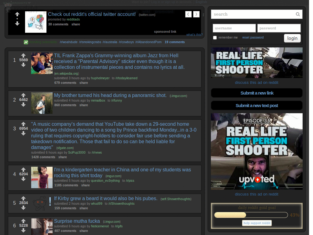 Reddit Max Dark