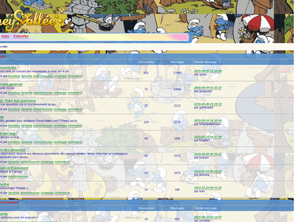Poneyvallee (forum) schtroumpf