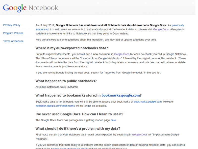Google Notebook Monospace Font