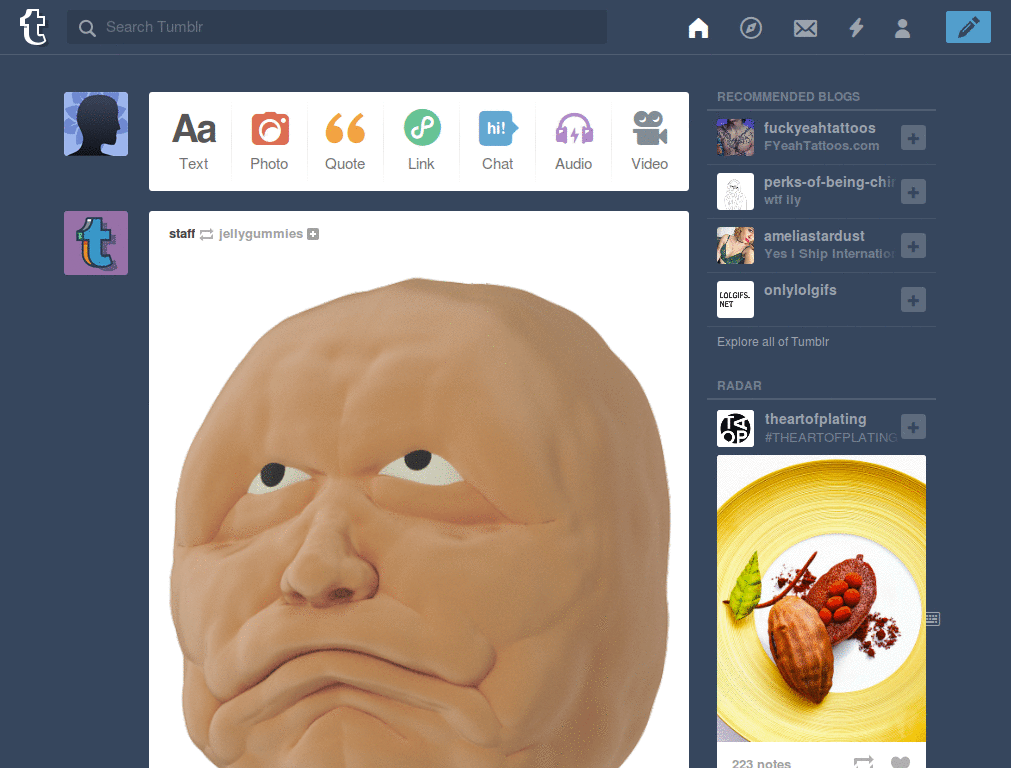 tumblr layout