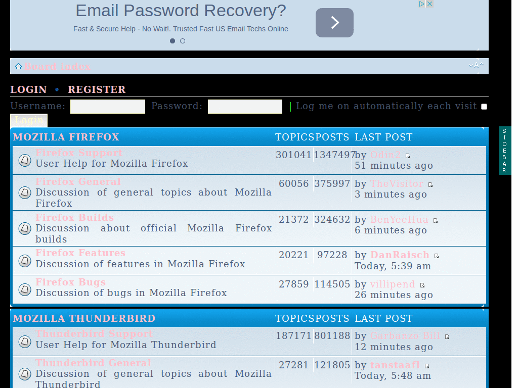 Forums-Mozillazine Black  Style -VER-3