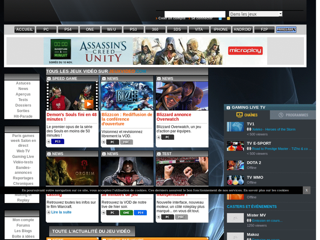 jeuxvideo.com refonte totale