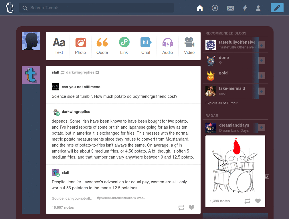 Tumblr - Background