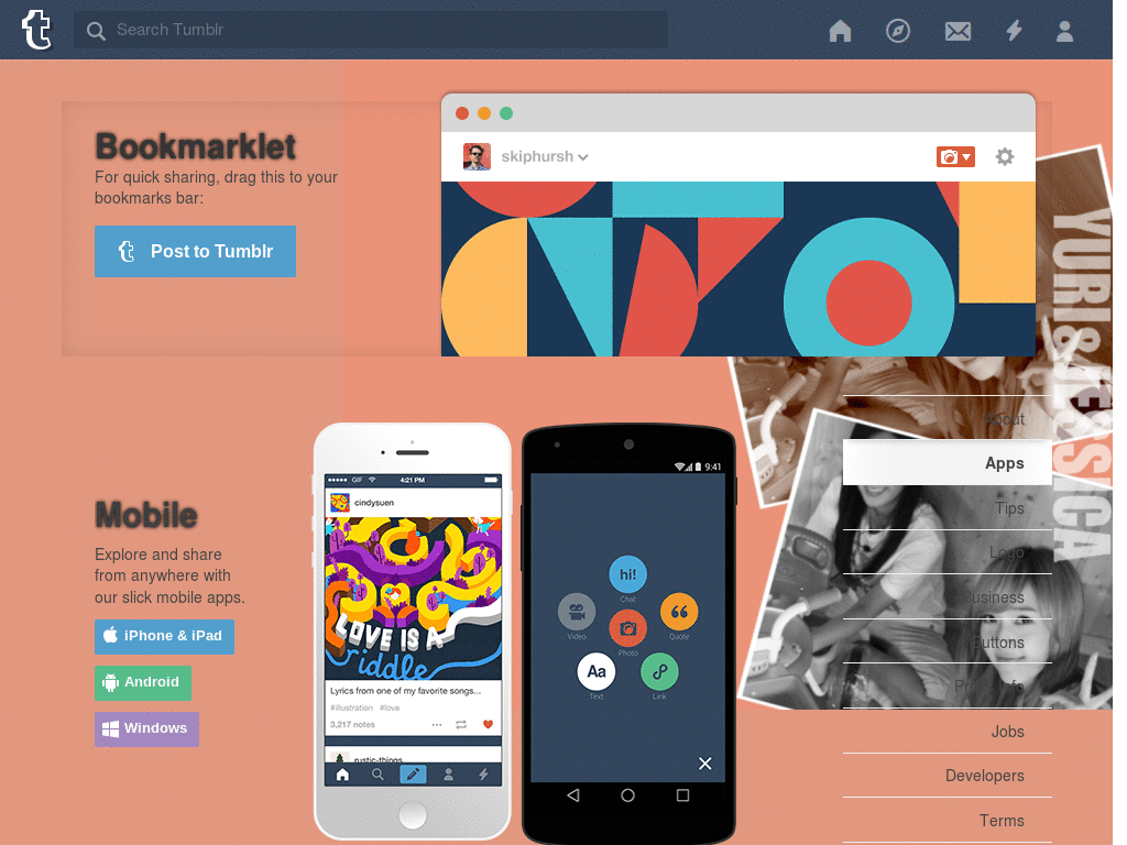 Yuri & Jessica (SNSD) tumblr dash theme