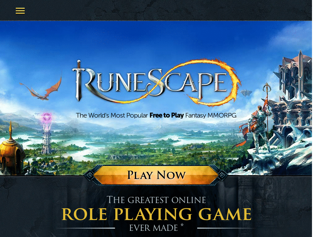RuneScape Homepage - Remove Ad