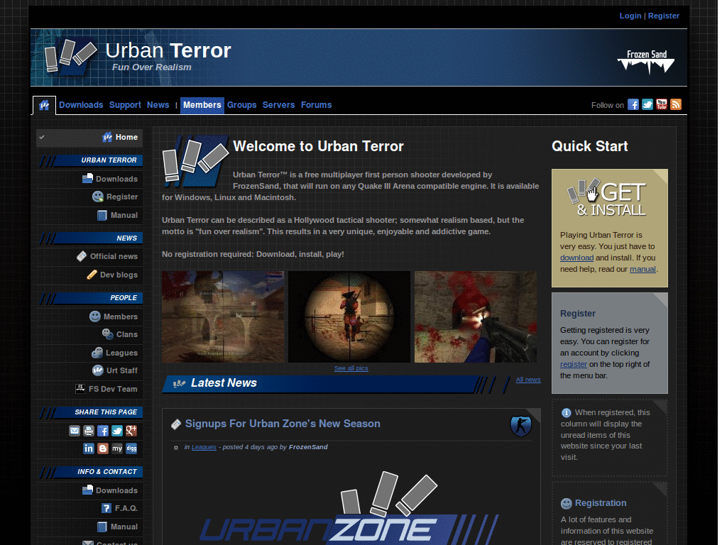 UrbanTerror.info - No Ads (May 2014)