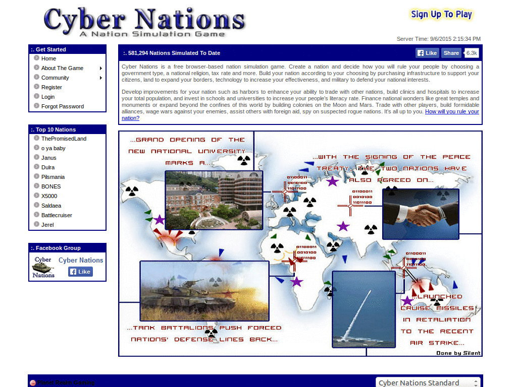 Cybernations.net - Design remake