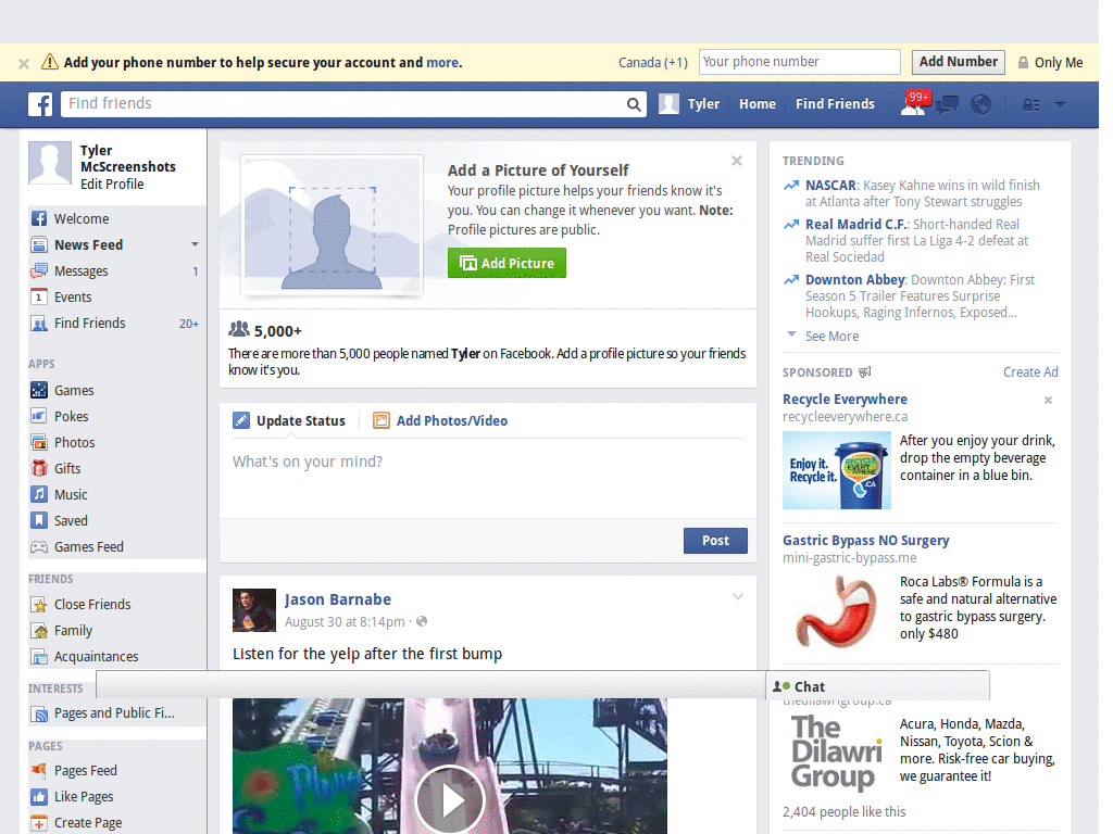 Facebook: Simplicity Styling (Fx3.6-unstable)