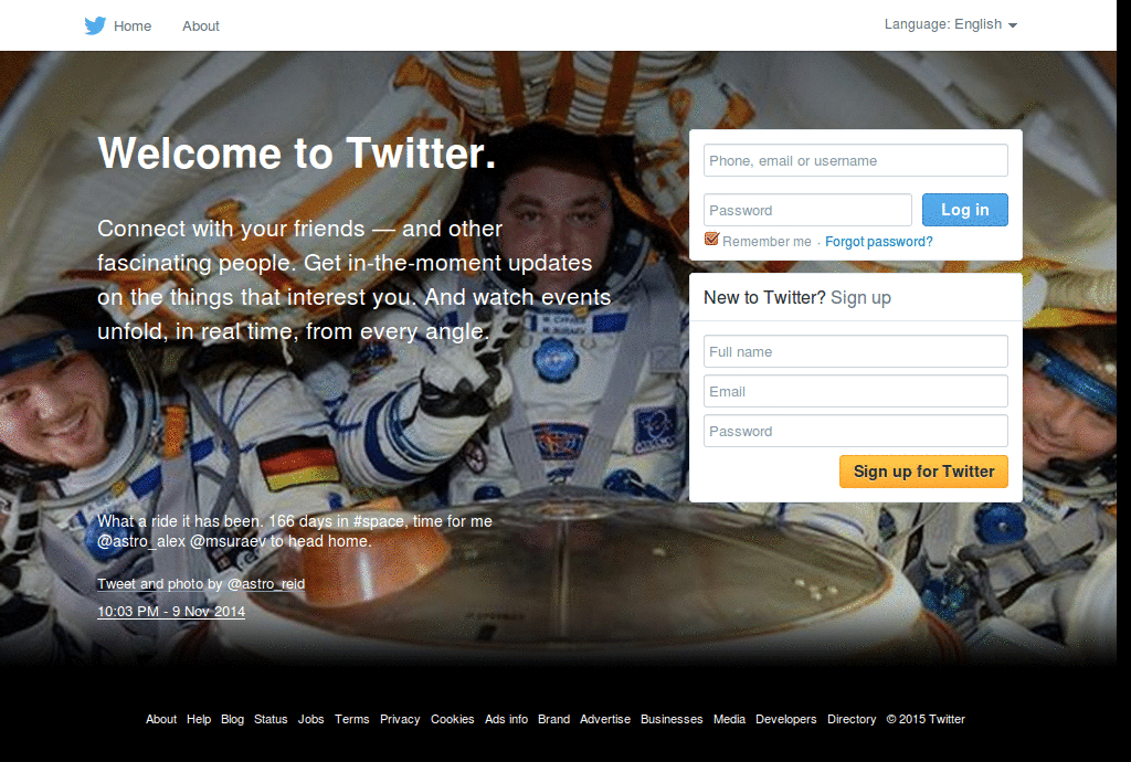 Twitter - Remove "Try it now" bar