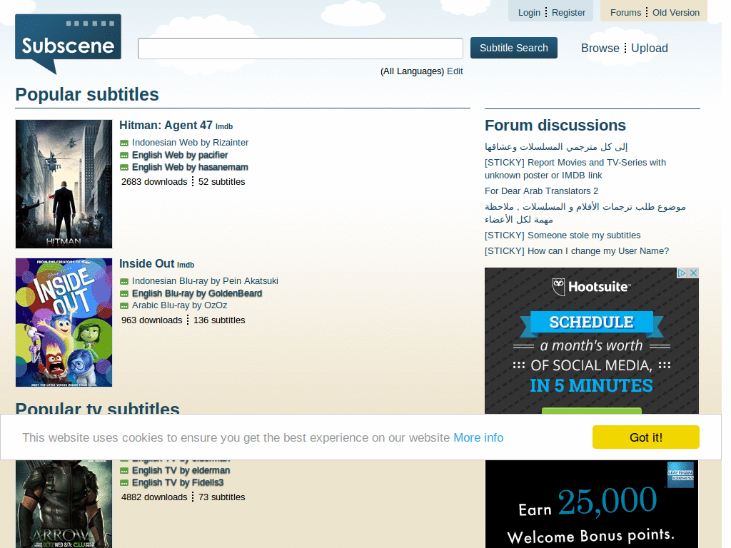 Subscene.com - Find English subtitles faster