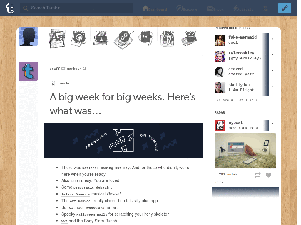 theme for tumblr