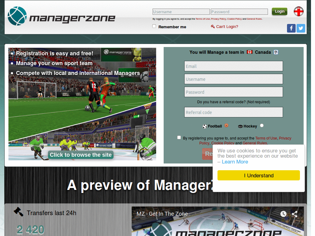 zuri23 design Managerzone