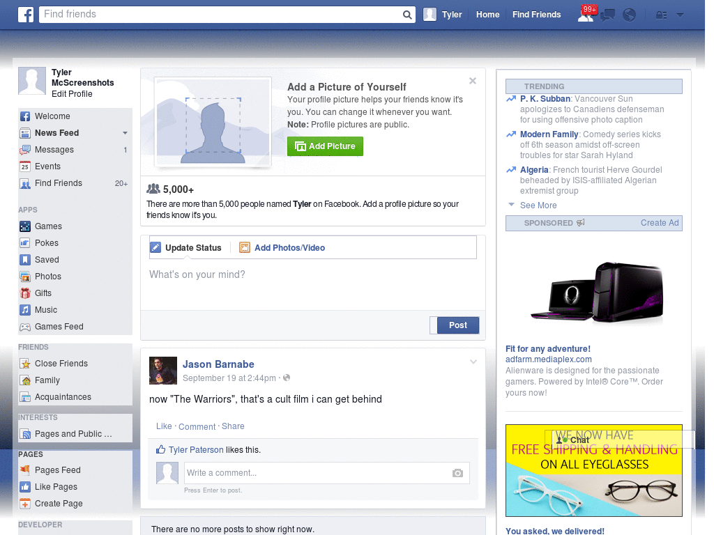 Plantilla Facebook Cielo - CompuNetsi.Net