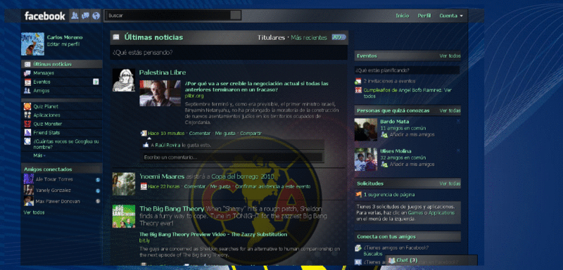 FACEBOOK TRANSPARENCY CLUB AMERICA BLUE