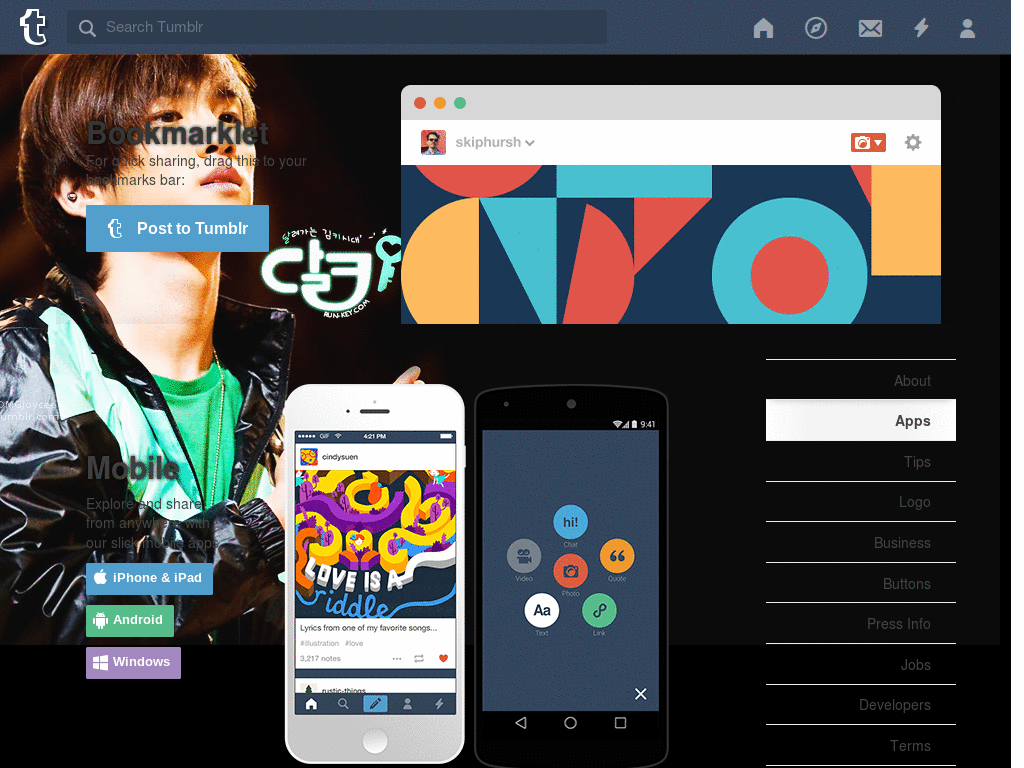 Key (SHINee) Tumblr dash theme
