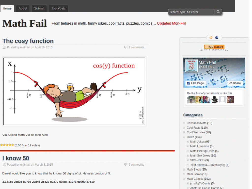 mark links as visited on mathfail