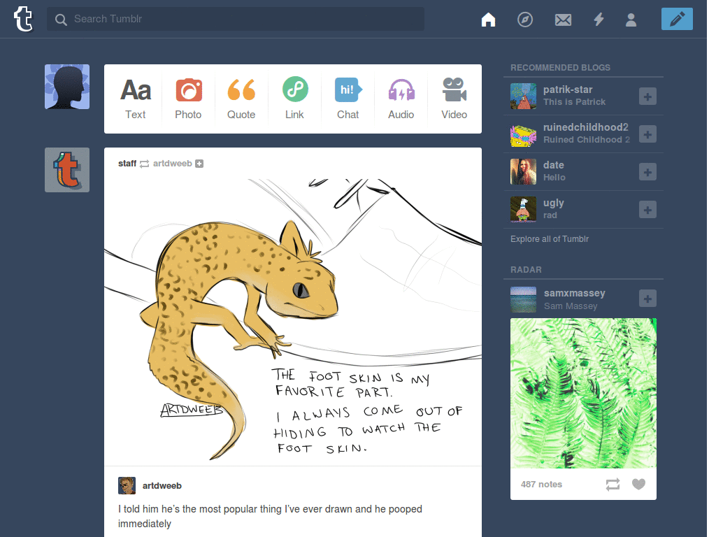 L Tumblr Dash Icon Set