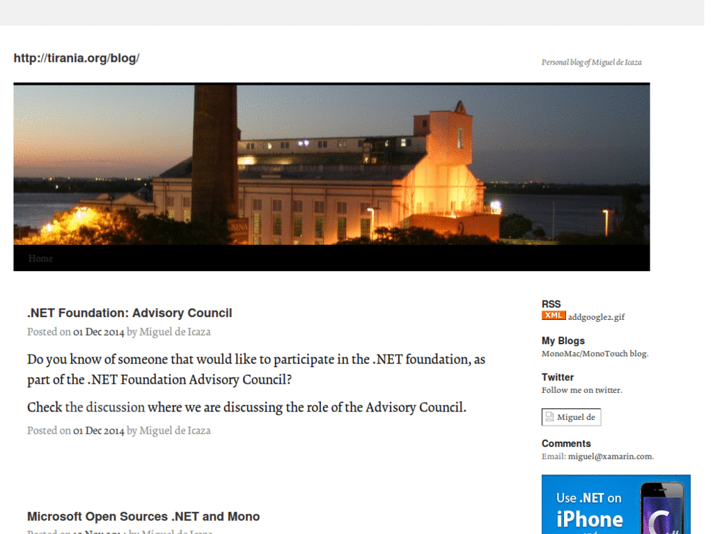 Miguel de Icaza's weblog