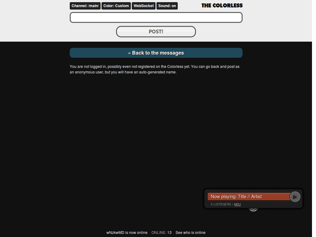 TheColorless Chat Text-Mode Chatbox top