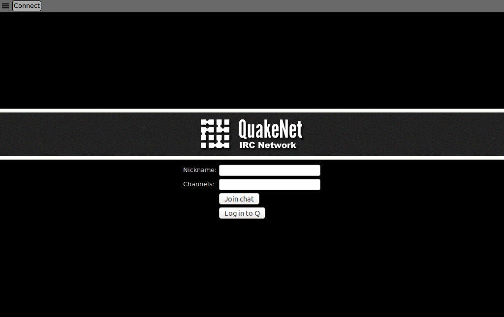 Black theme for webchat quakenet
