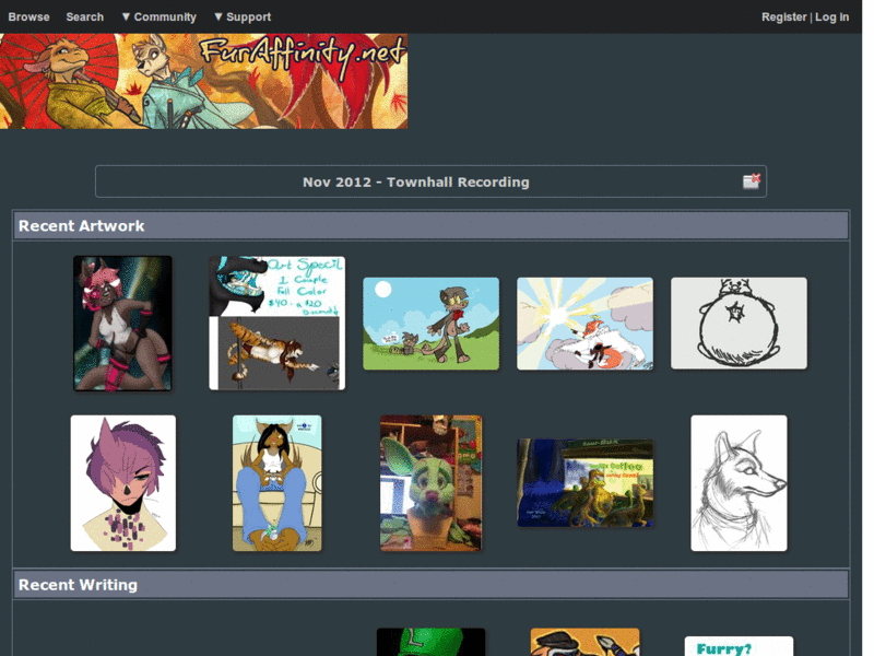 Furaffinity.net Tweaks (Remove ADs and Footer)