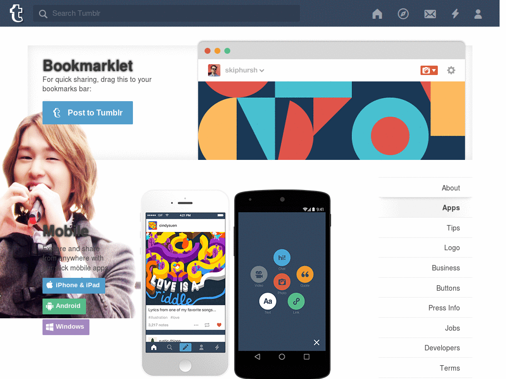 Onew Tumblr Dashboard Theme.