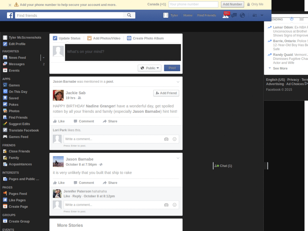 Facebook -- Version 2.0 By Tony White