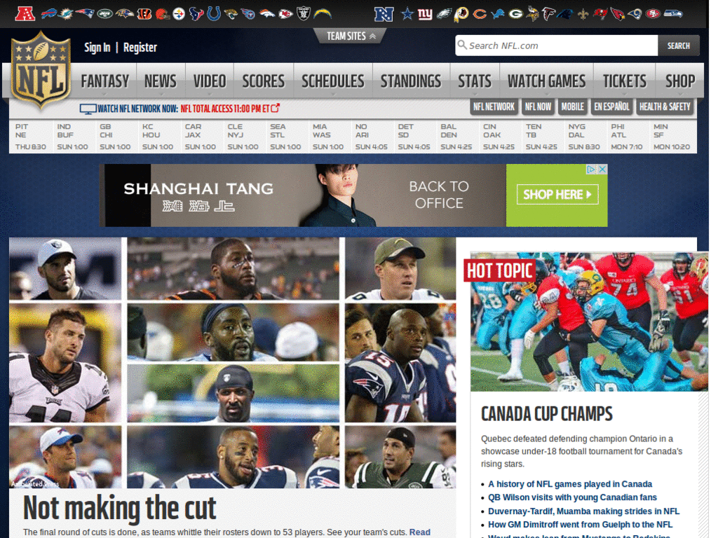 NFL.com ad remover