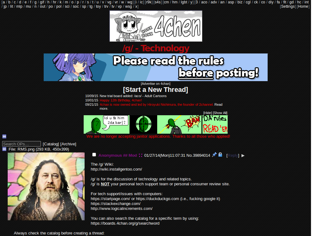 4chan - Stripes. Stripes everywhere.