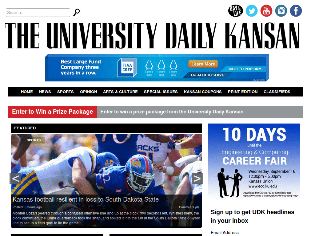 kansan.com font change