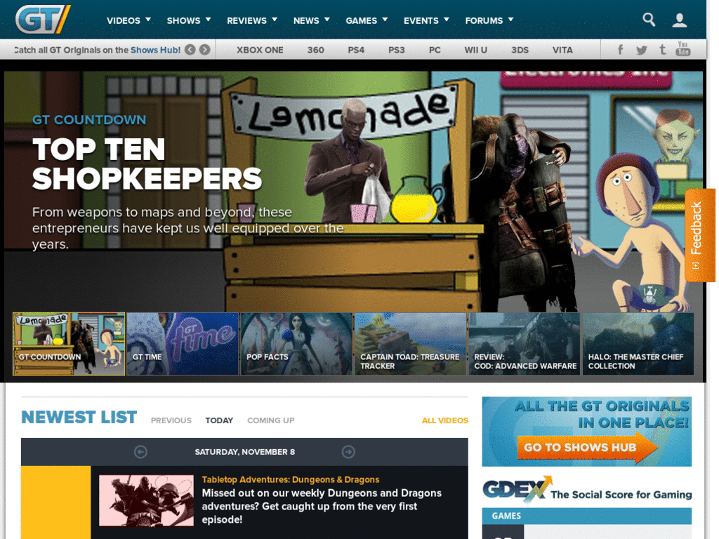 Website: Cleaner - GameTrailers.com - Remove Ads