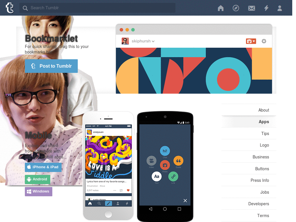 LeeTeuk Tumblr Dashboard Theme.