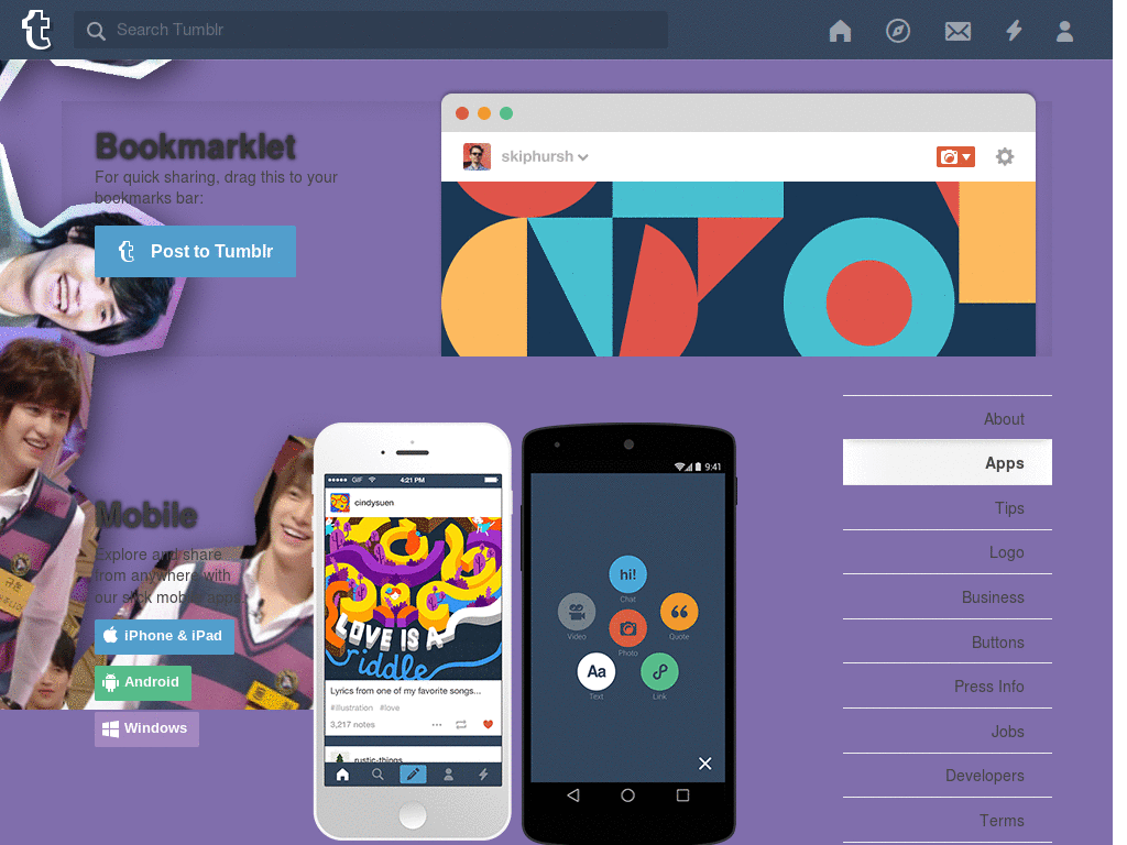 KyuHae Tumblr Dashboard Theme.