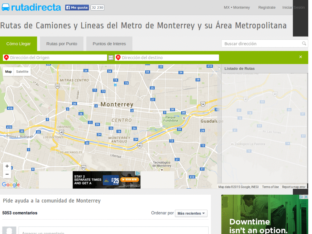 <readability> Ruta Directa