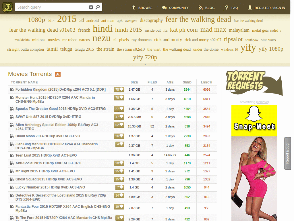 kickass torrents text selection beutifier