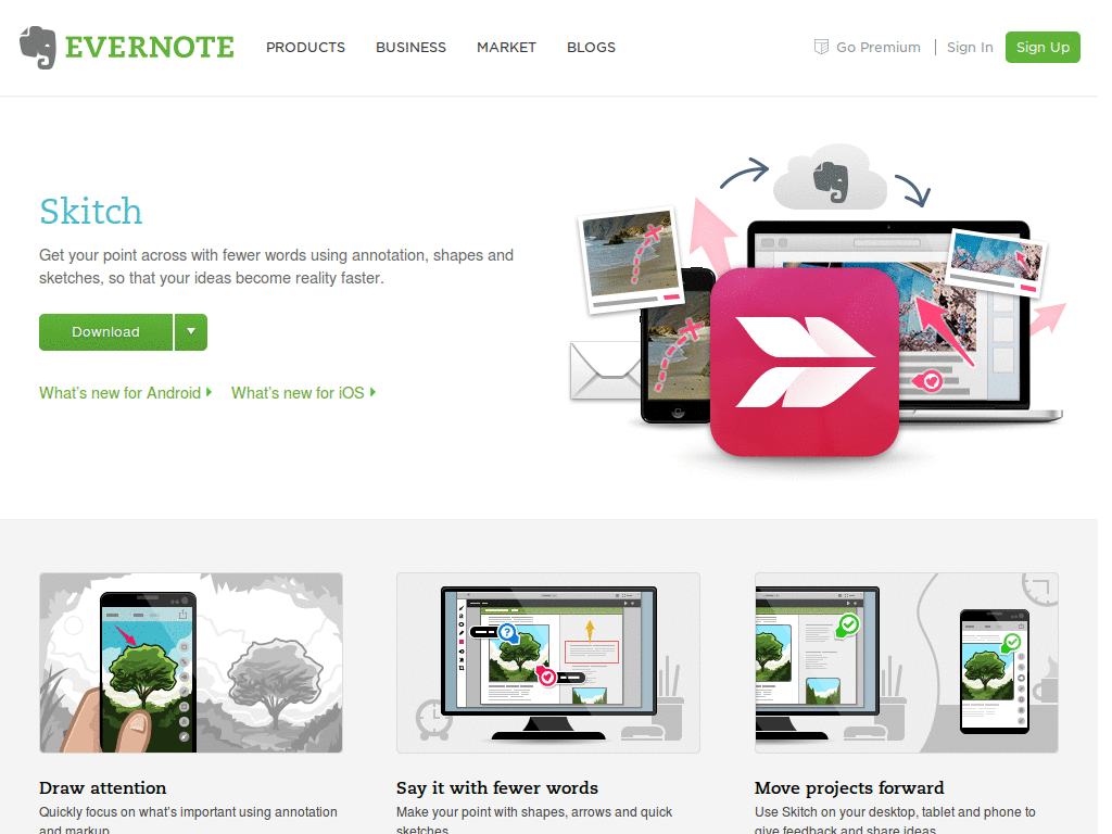 Skitch Prettier Redesign - 11/10/10