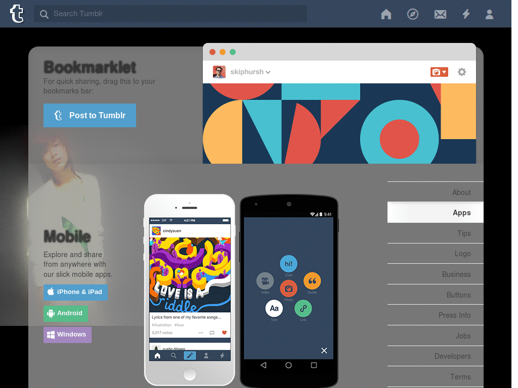 SHINee Taemin Tumblr Dashboard Theme