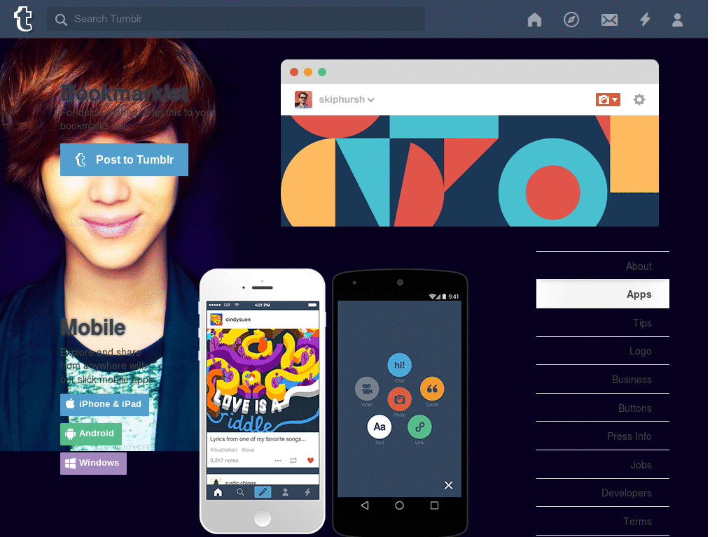 Taemin Tumblr Dashboard theme.