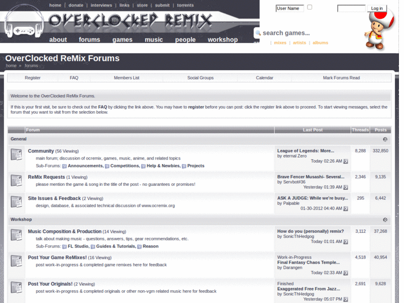 OverClocked ReMix 4 - OCR3 ReMix (vBulletin Fix)