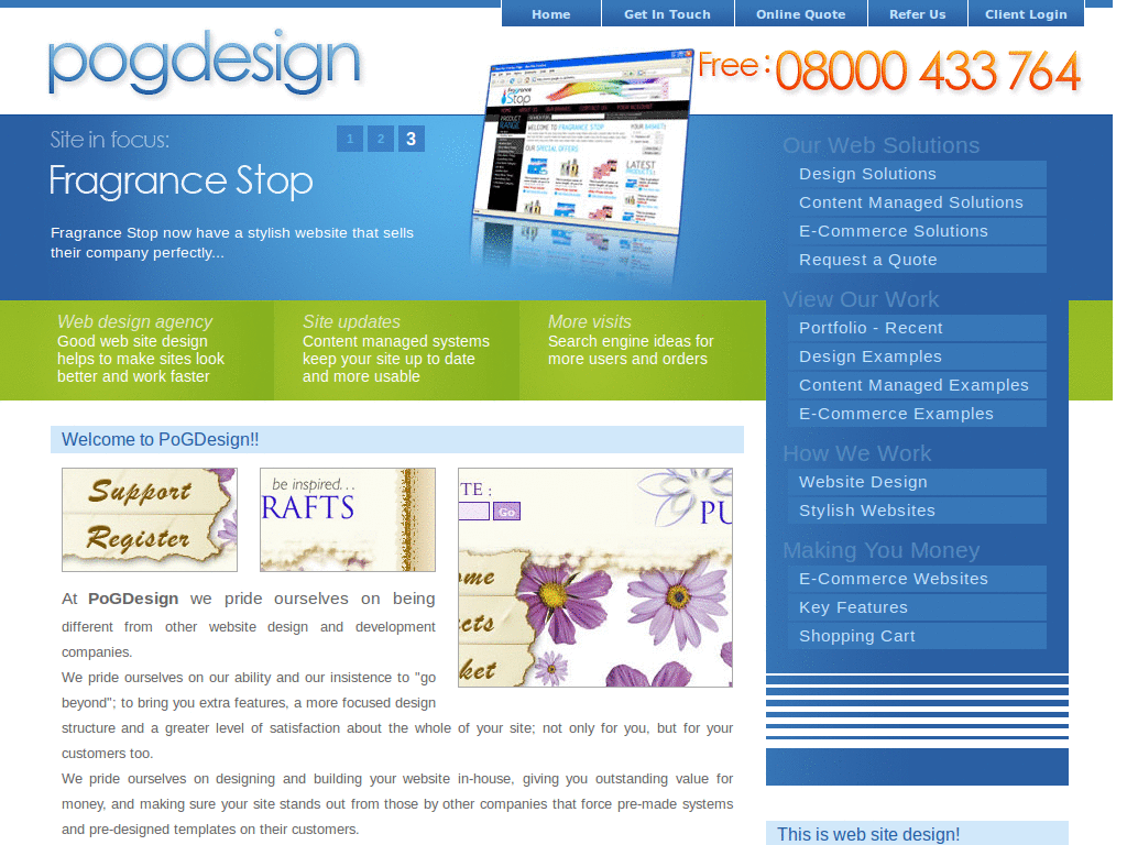 PogDesign remove header/footer