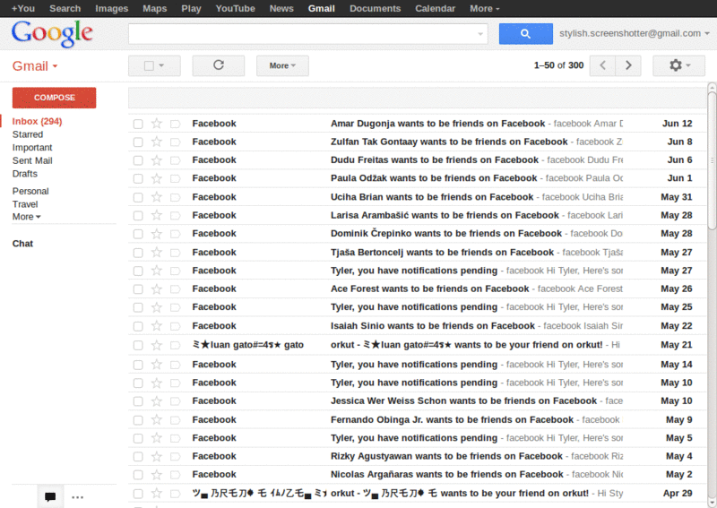 Gmail beautiful checkbox - firefox only