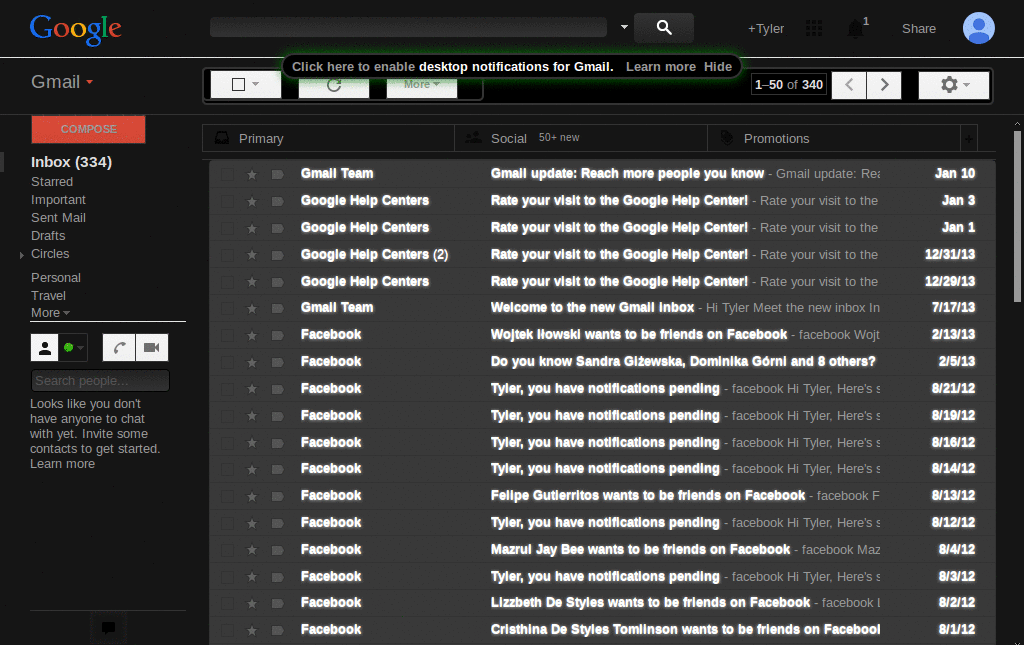DARK GMAIL