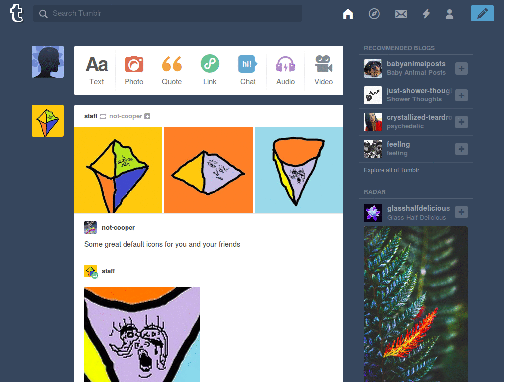 Tumblr Logo / Learning font
